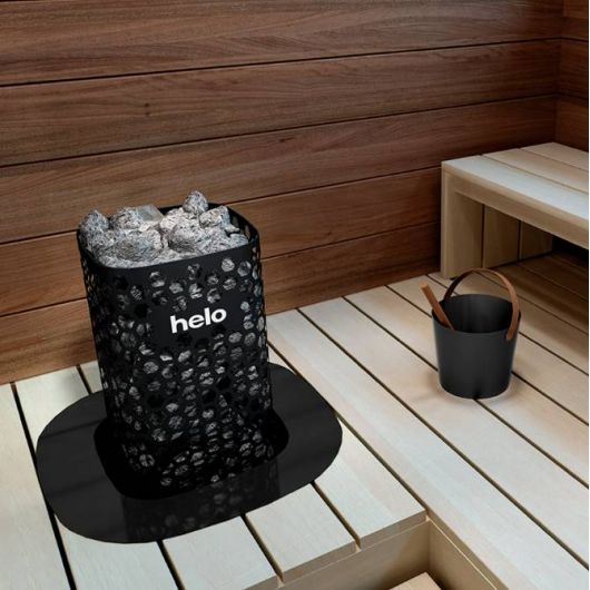 Печь для сауны Helo Himalaya 105 пульт Elite, цвет черный, изображение 2