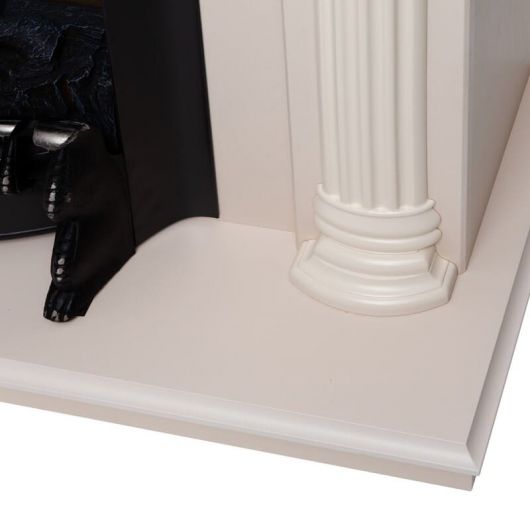 Камин RealFlame Stefania WT-F612 с очагом Fobos Lux Black, изображение 5