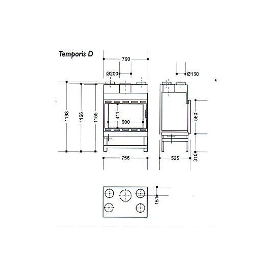 Топка Supra TEMPORIS 2D, изображение 2