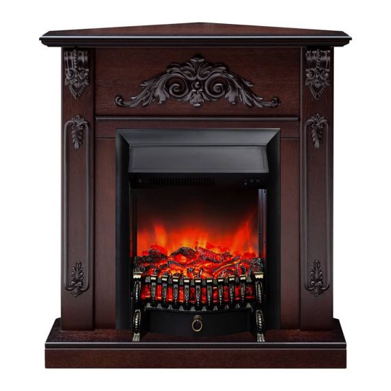 Камин RealFlame Anita Corner AO с очагом Fobos Lux Black